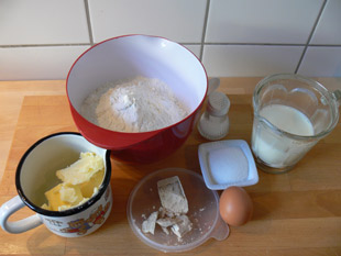 Zutaten Hefeteig